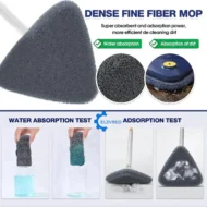 360° Rotatable Adjustable Cleaning Triangle Mop