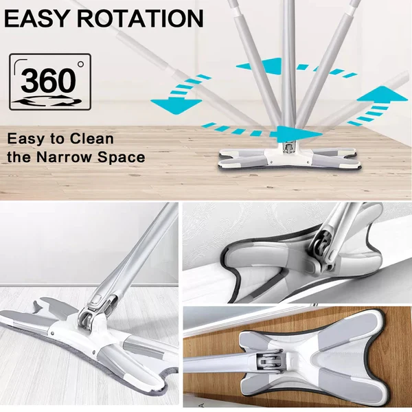 360° Twister X Mop Cleaning Mops Floor Mop Microfiber