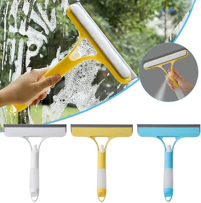 3-in-1 Multifunctional Handheld Window Cleaner with Sprayer