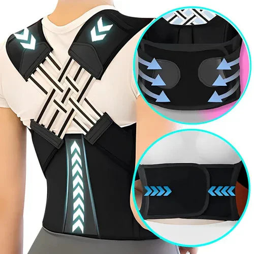 New Adult Posture Corrector Belt, Breathable Back Correction Belt for Women and Men