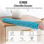 Micro Fiber Flexible Fan & Ceiling Duster with Long Handle