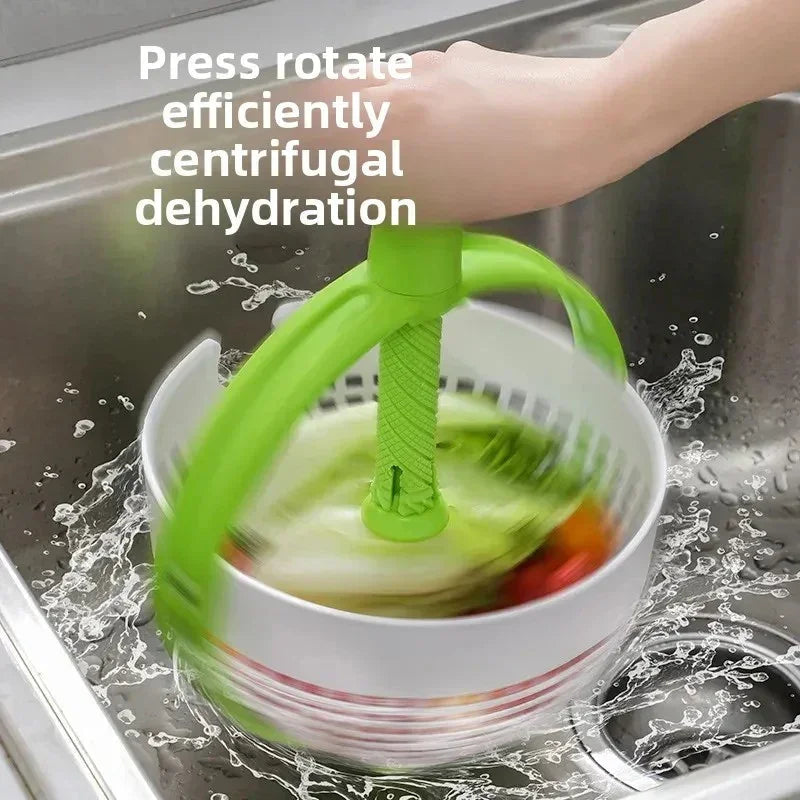 Fruit Salad Rotating Draining Basket