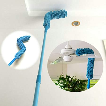 Micro Fiber Flexible Fan & Ceiling Duster with Long Handle