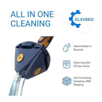 360° Rotatable Adjustable Cleaning Triangle Mop