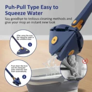 360° Rotatable Adjustable Cleaning Triangle Mop