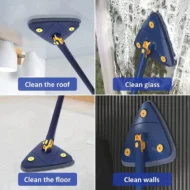 360° Rotatable Adjustable Cleaning Triangle Mop