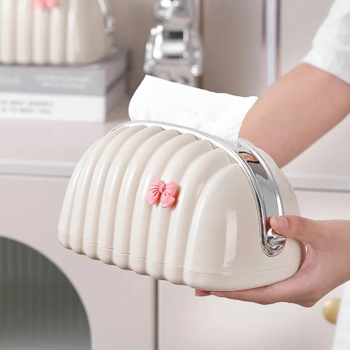 Luxury Tissue Box Desktop Tissue Organizer