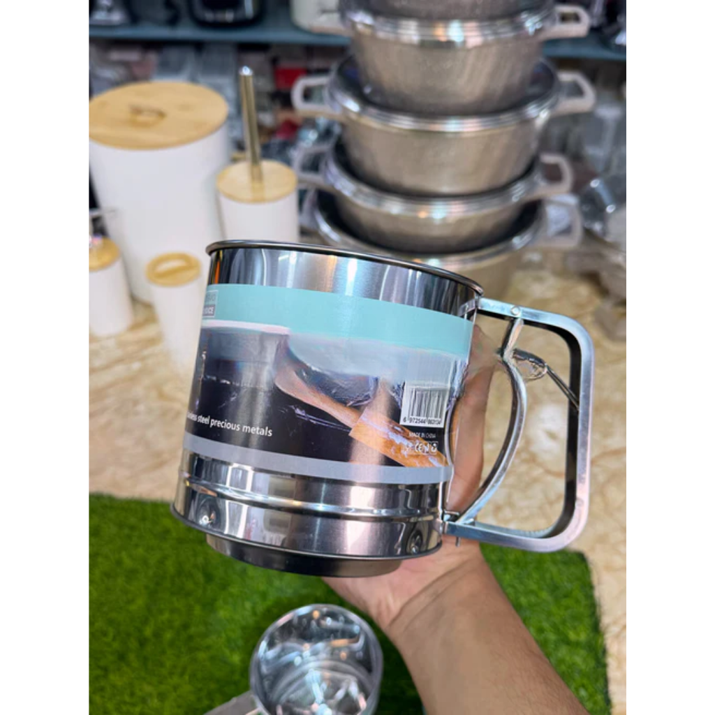 Stainless Steel Precious Metal Flour Sifter Powder Sieve - Automatic Atta Channi