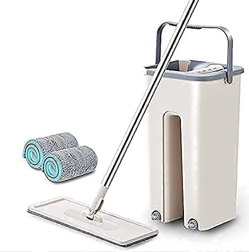 All-in-One Floor Care Solution: 360° FlexiMop Head + 2 Eco-Friendly Cleaning Pads - Make Your Floors Gleam