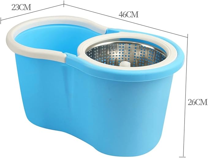 Spin Mop and Bucket Set 360 Spin Mop and Bucket Set with 2 Microfiber Mop Pads,Mop and Bucket System with