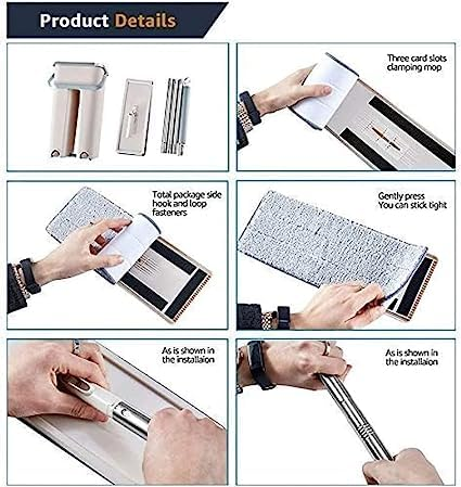 All-in-One Floor Care Solution: 360° FlexiMop Head + 2 Eco-Friendly Cleaning Pads - Make Your Floors Gleam