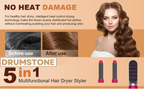 5 in 1 - hairdryer brush-air styler - volumizer hair straightener for womwn