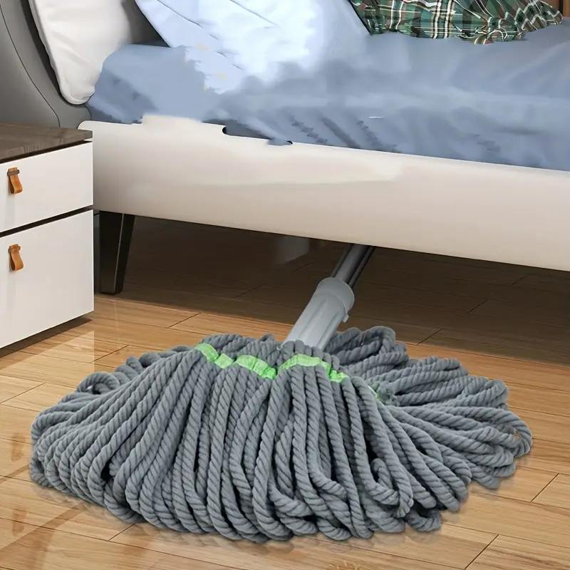 Easy-Wring Self-Twisting Mop - Hands-Free Washing, Rotating Design for Effortless Cleaning in Bedroom, Living Room, Bathroom