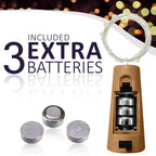 2PCs 20LED 2M Bar LED Wine Bottle Cork String Lights