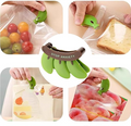 Magnetic banana sealing clip with airtight food seal compact size