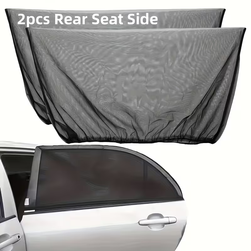 4Pc Universal Car Railing Side Window Curtain for All  Cars