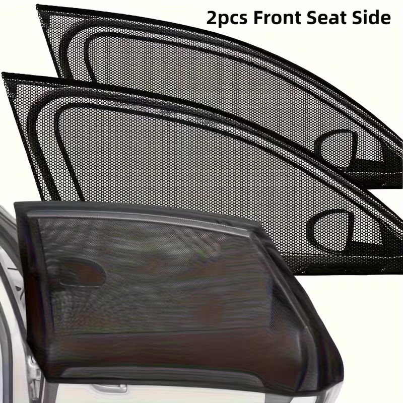 4Pc Universal Car Railing Side Window Curtain for All  Cars