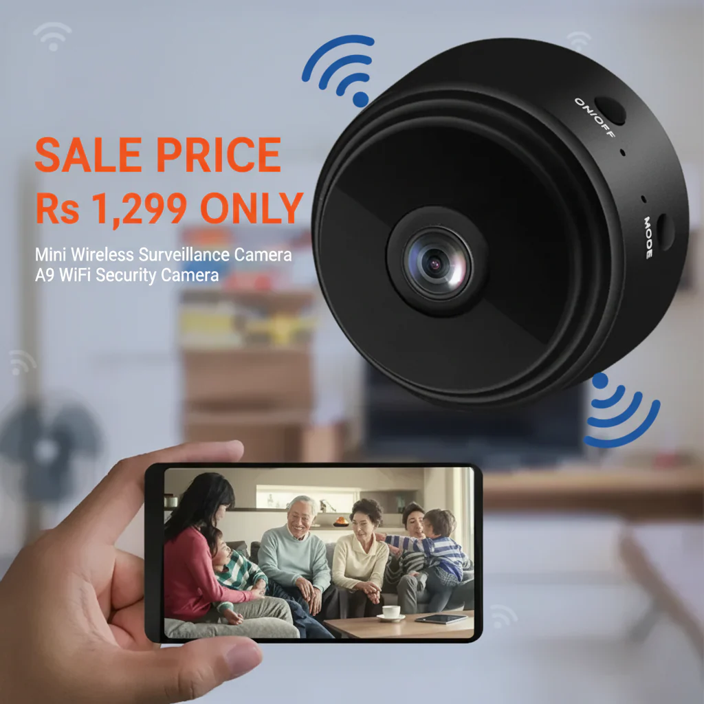 A9 Security Camera 1080P HD with Wireless monitoring