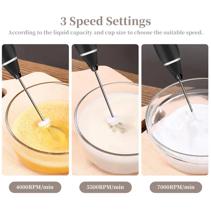 Electric Coffee Mixer Rechargeable Milk Shaker