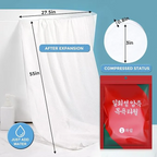 Compressed Shower Towel, Reusable Bath Towel, Disposable Bath Towel,