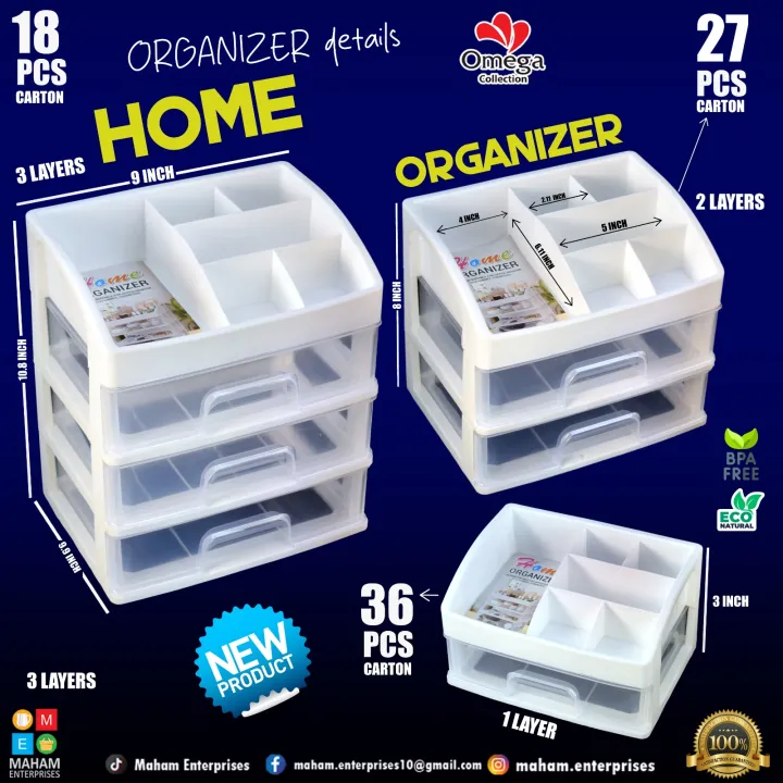 High quality organizer, spacious, durable, stylish, perfect for makeup storage