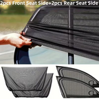 4Pc Universal Car Railing Side Window Curtain for All  Cars