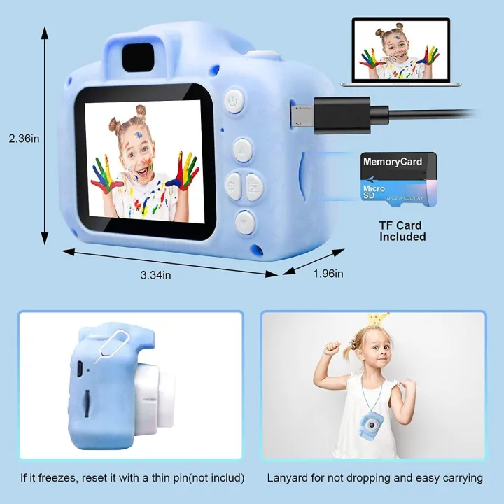 Kids Camera Toys for Fun with HD Digital Video and Photography Camera,