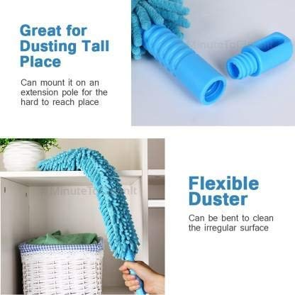 Micro Fiber Flexible Fan & Ceiling Duster with Long Handle