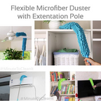 Micro Fiber Flexible Fan & Ceiling Duster with Long Handle