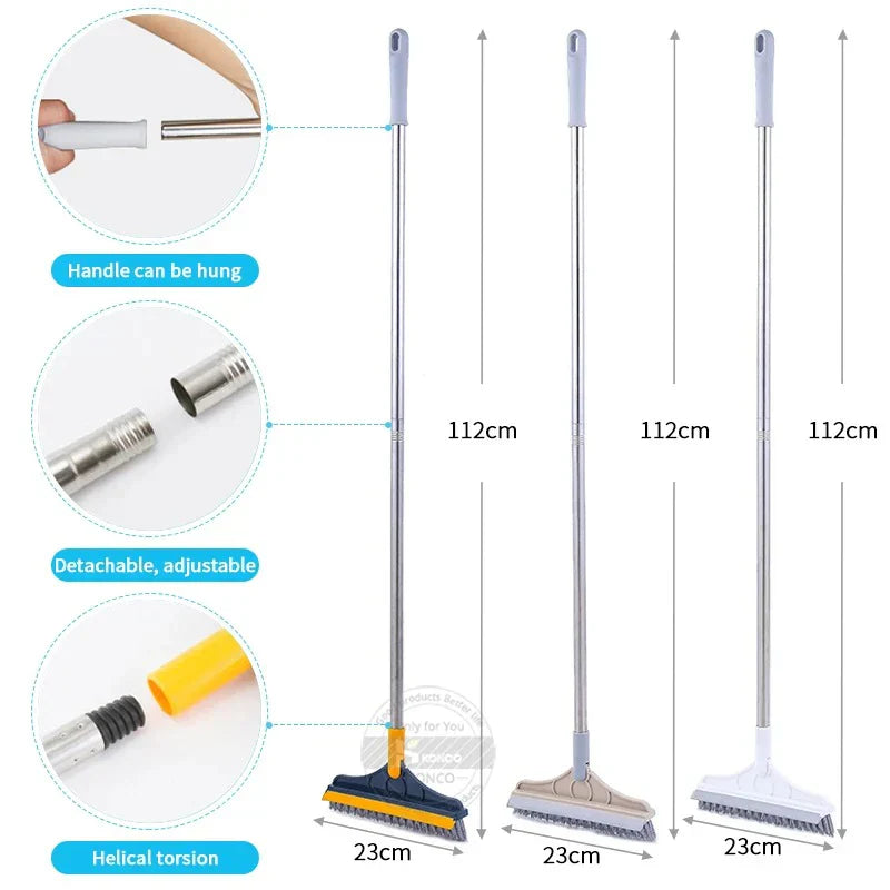 Floor 2in1 Cleaning Brush Long Handle