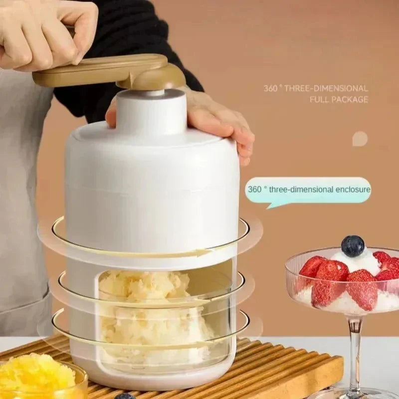 Shaved Mini Hand Ice Crusher Machine