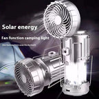 3IN1 Solar Portable Camping Lanterns Electric Fan