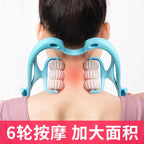 6-wheel Neck Massager Plastic Pressure Point Therapy Neck Massage Tools Neck Massage Relieve