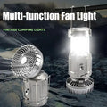 3IN1 Solar Portable Camping Lanterns Electric Fan