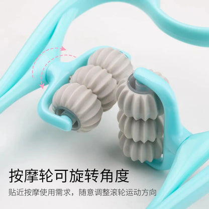 6-wheel Neck Massager Plastic Pressure Point Therapy Neck Massage Tools Neck Massage Relieve