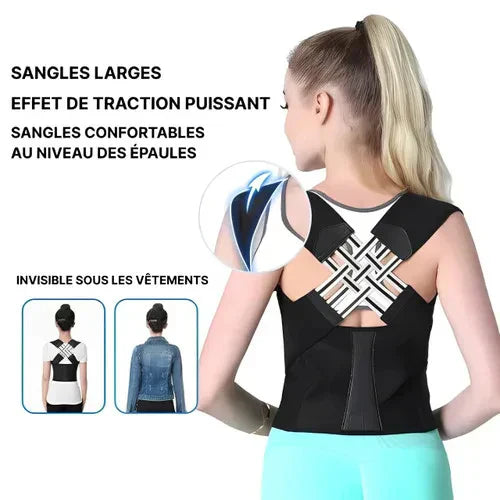 New Adult Posture Corrector Belt, Breathable Back Correction Belt for Women and Men