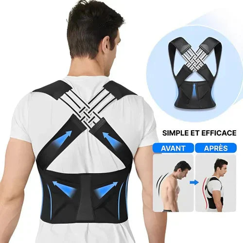 New Adult Posture Corrector Belt, Breathable Back Correction Belt for Women and Men