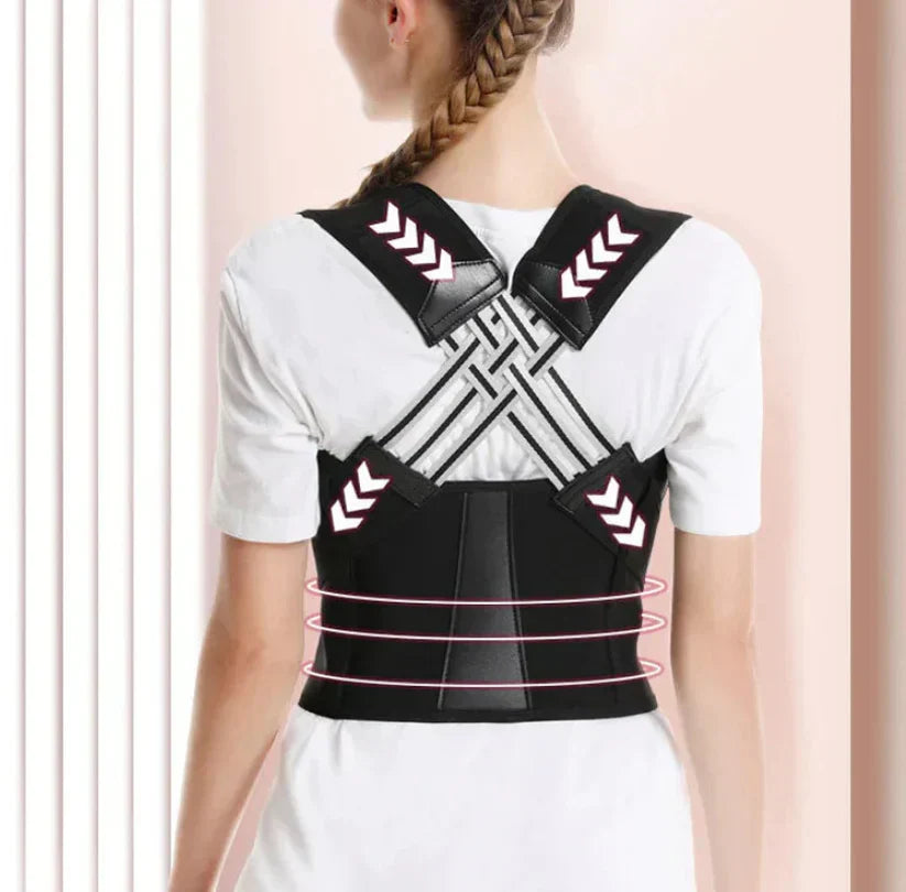 New Adult Posture Corrector Belt, Breathable Back Correction Belt for Women and Men