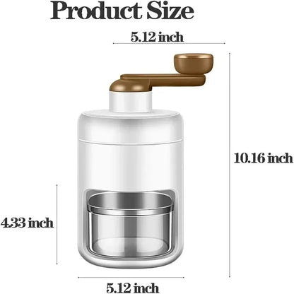 Shaved Mini Hand Ice Crusher Machine